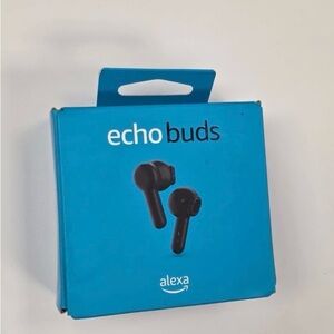 NEW SEALED Amazon Echo Buds A7W95C Alexa True Wireless Bluetooth Earbuds Black